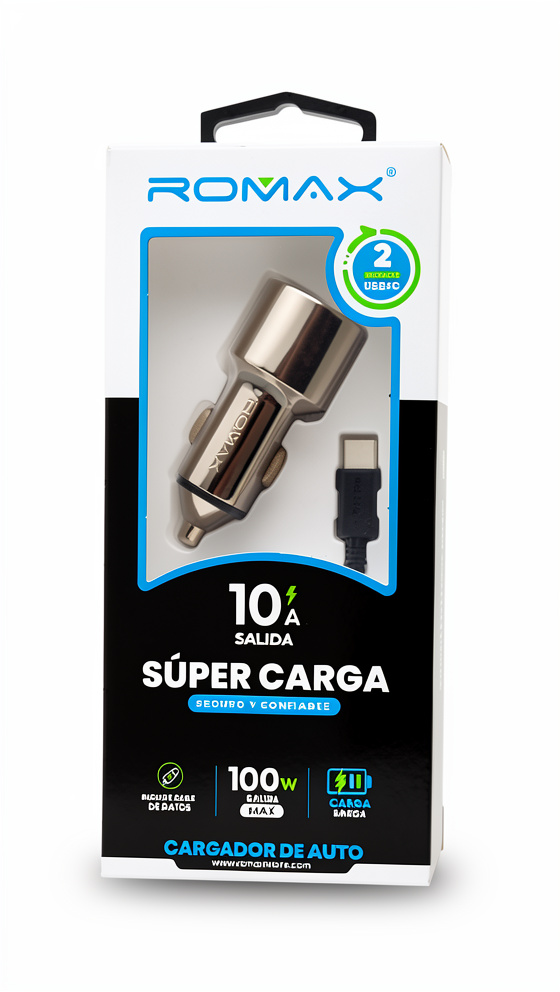 CARGADOR AUTO ROMAX TC-C0539 TC