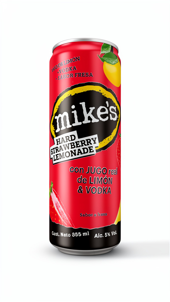 LICOR MIKES LIMONADA + FRESA