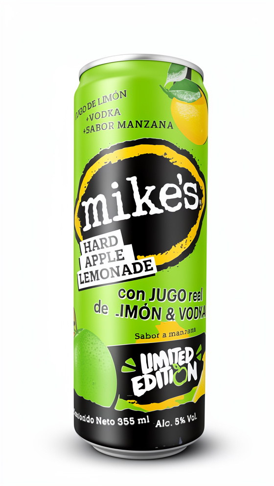 LICOR MIKES LIMON + MANZANA