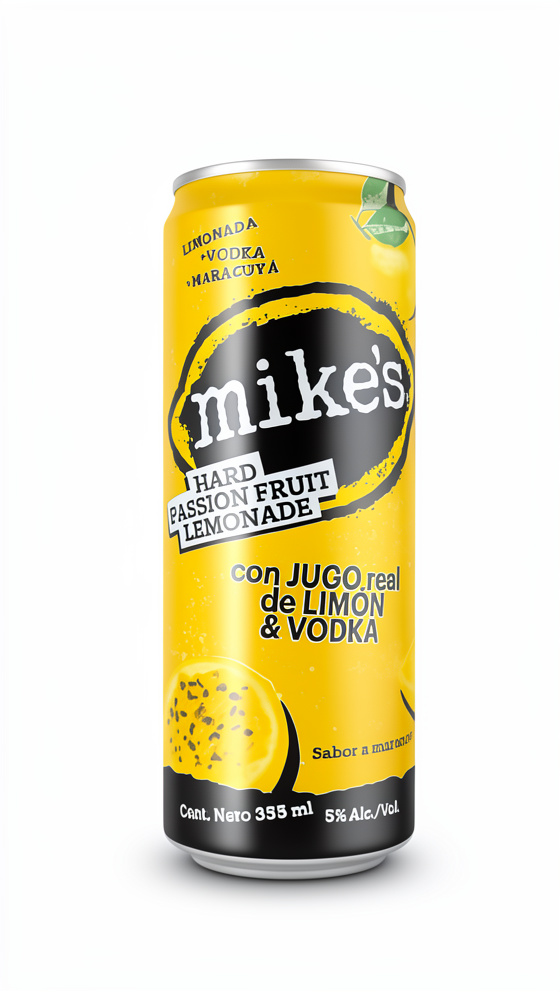 LICOR MIKES LIMONADA + MARACUYA