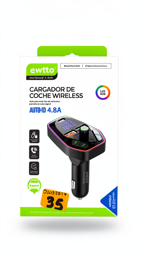 CARGADOR AUTO EWTTO ET-D746