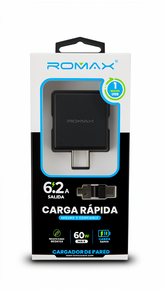 CARGADOR ROMAX TCC0506 V8