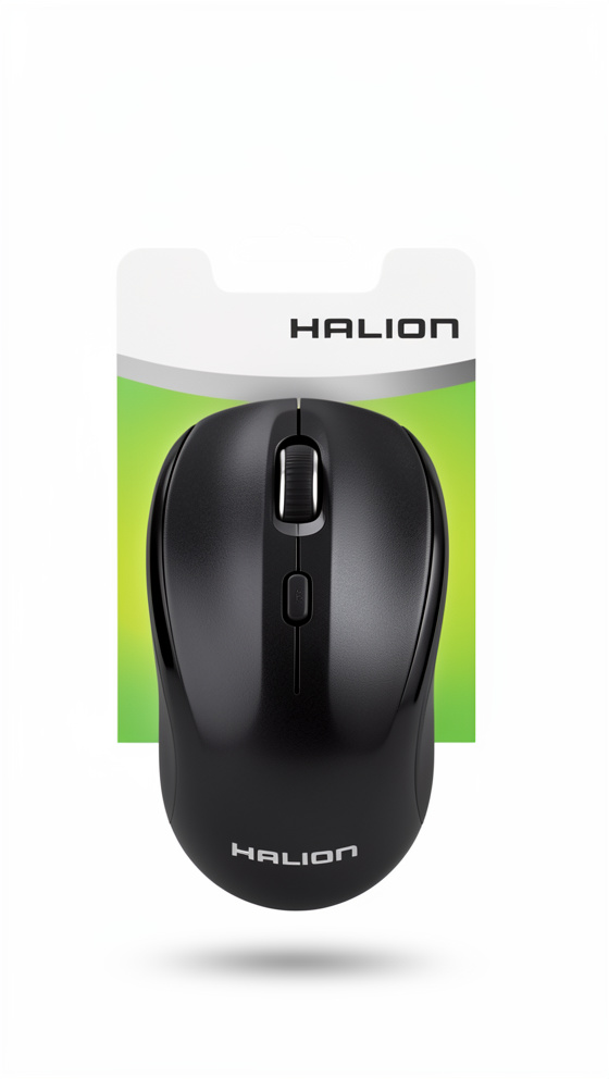 MOUSE HALION HA-M200 NEGRO