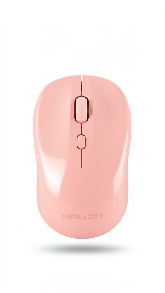 MOUSE HALION HA-M200 ROSADO