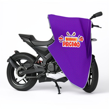 SHIELD PARA MOTO PULSAR NS200 Y 160 XL ACRILICO MORADO DISEÑO KAWA