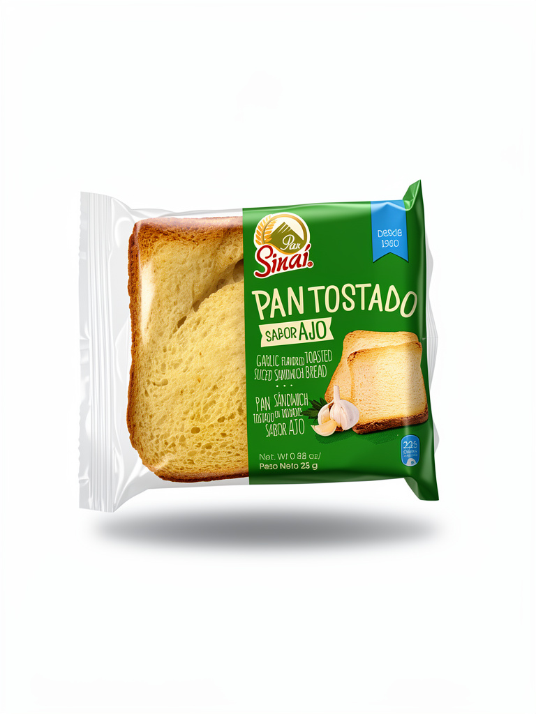 Pan tostado ajo sinai