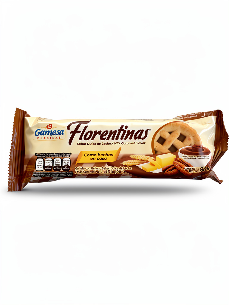 Galleta florentina dulce de leche