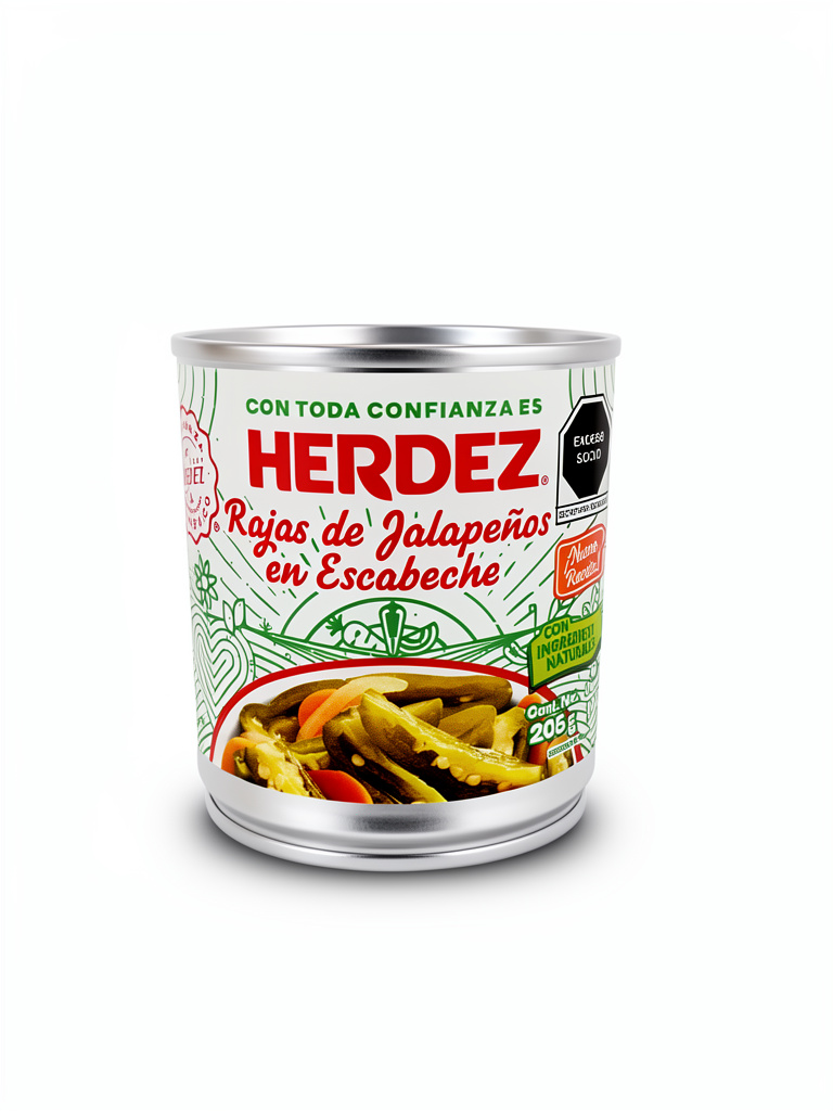 Jalapeño en raja herdez
