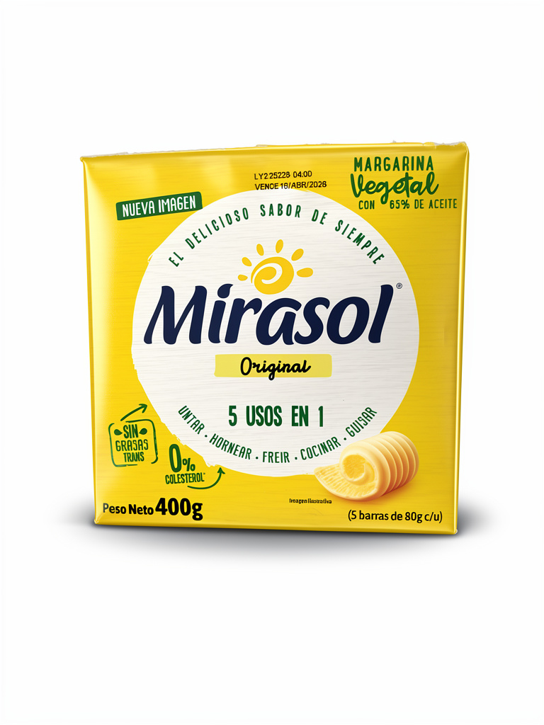 Margarina mirasol 400gr