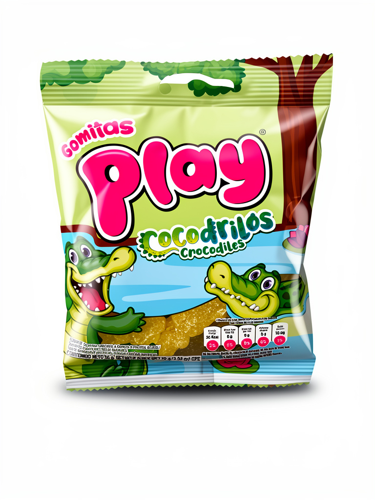Gomita cocodrilo 55gr play