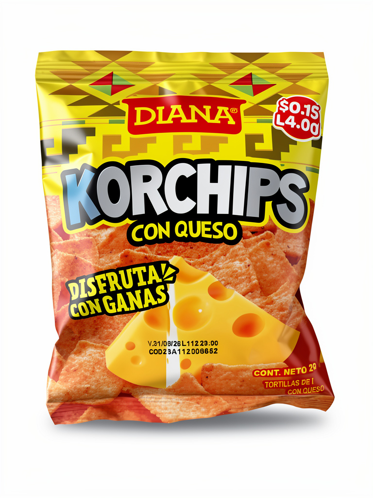 Korpchips queso 20gr