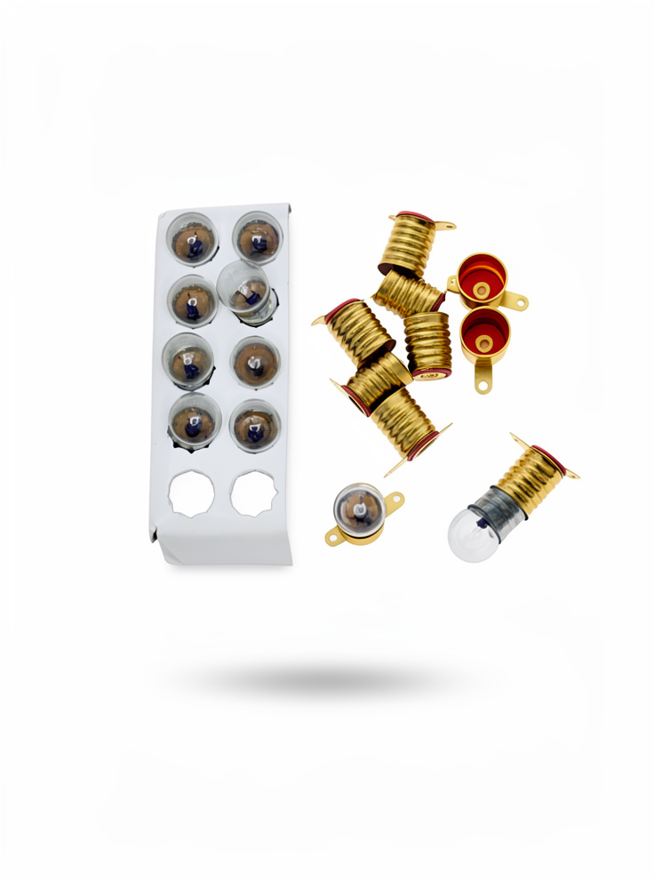Kit Bombillo E10+soporte base
