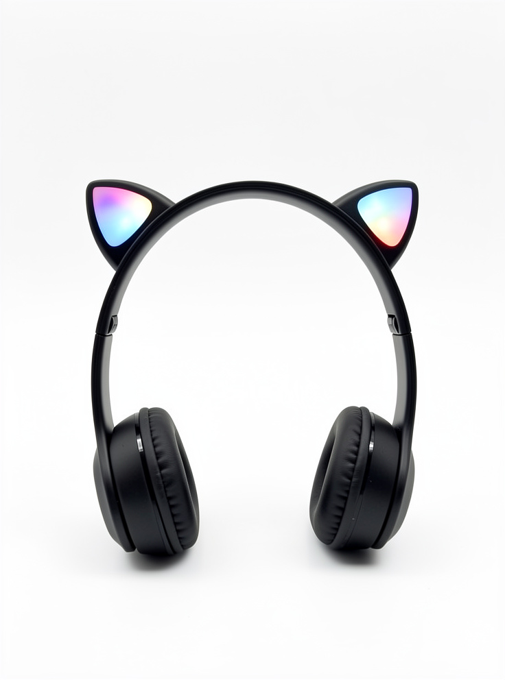 AURICULAR OREJAS DE GATITO CON LUZ