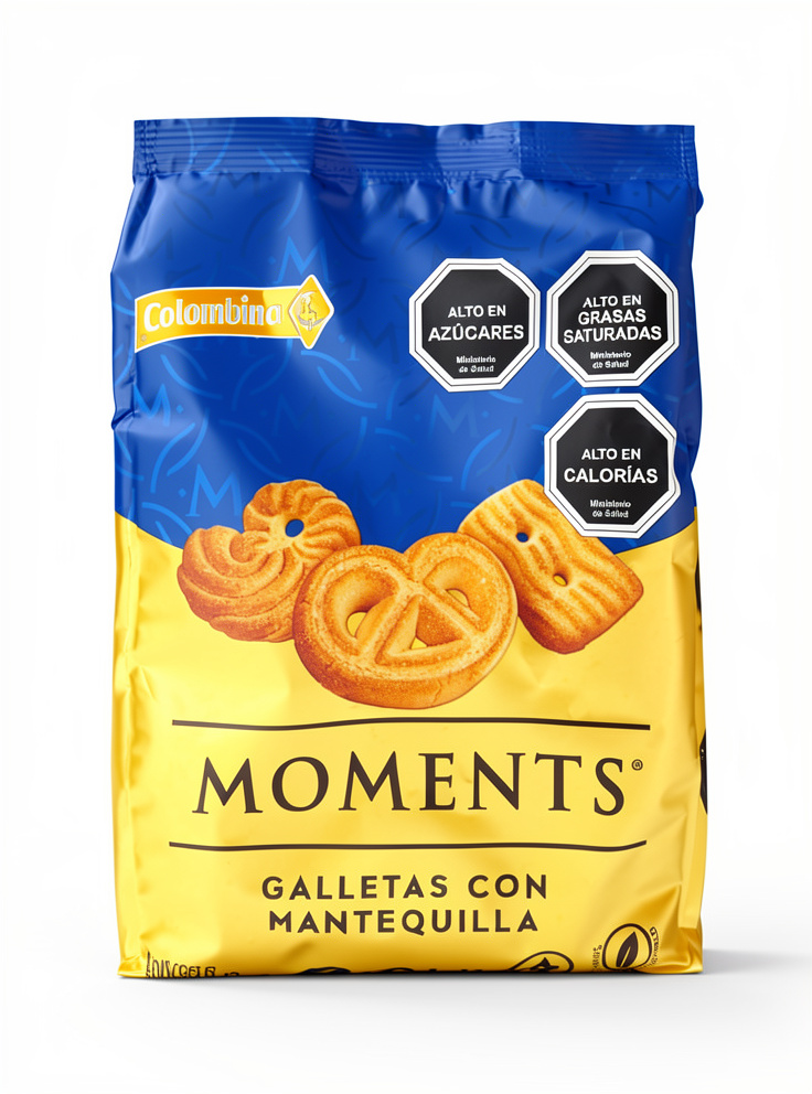GALLETAS MANTEQUILLA DANESA MOMENTS 250GRX 12