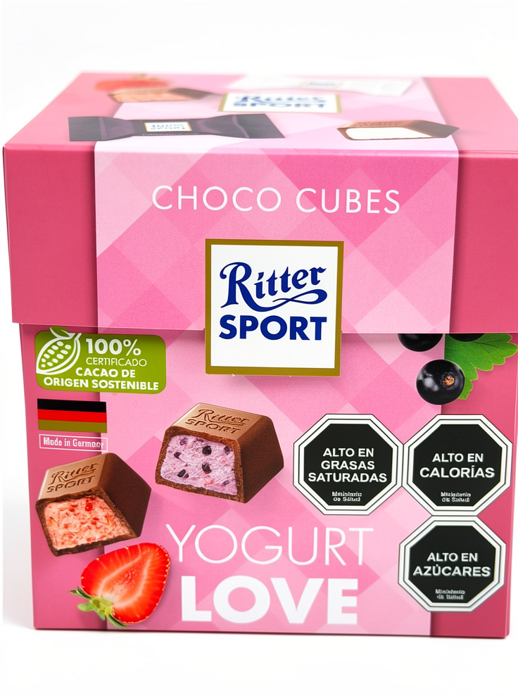 CHOCOLATE RITTER SPORT YOG/FRUTILLA 12X100GR