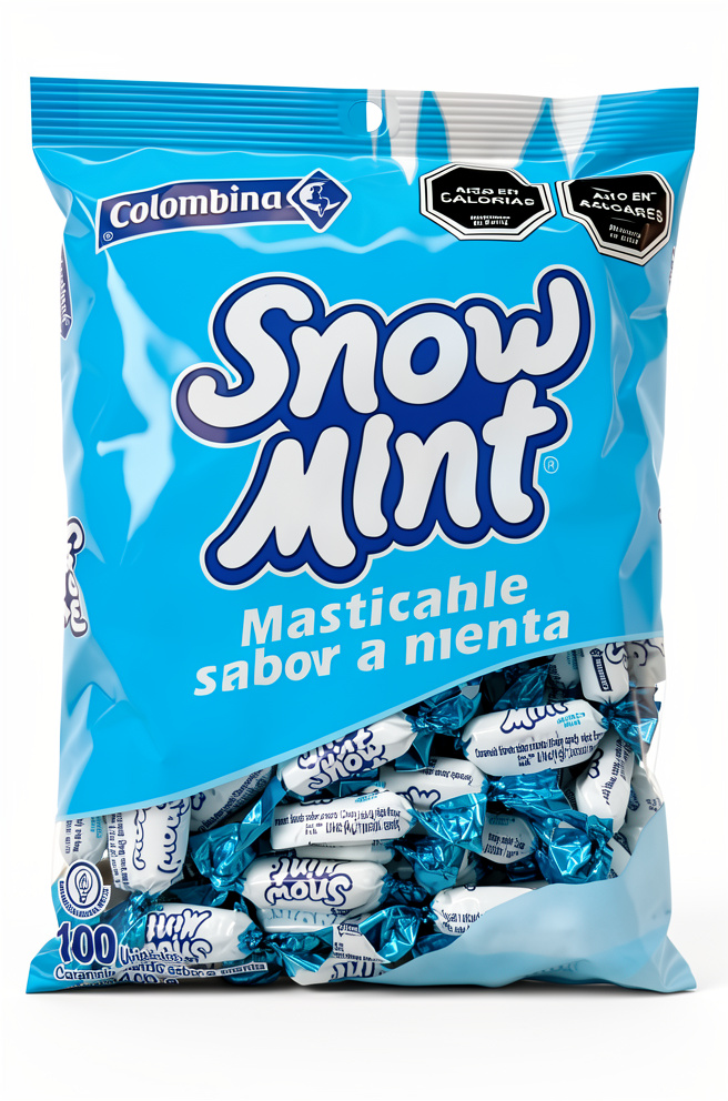 CARAMELO MAX SNOW MINT CHILE 16X100UNI