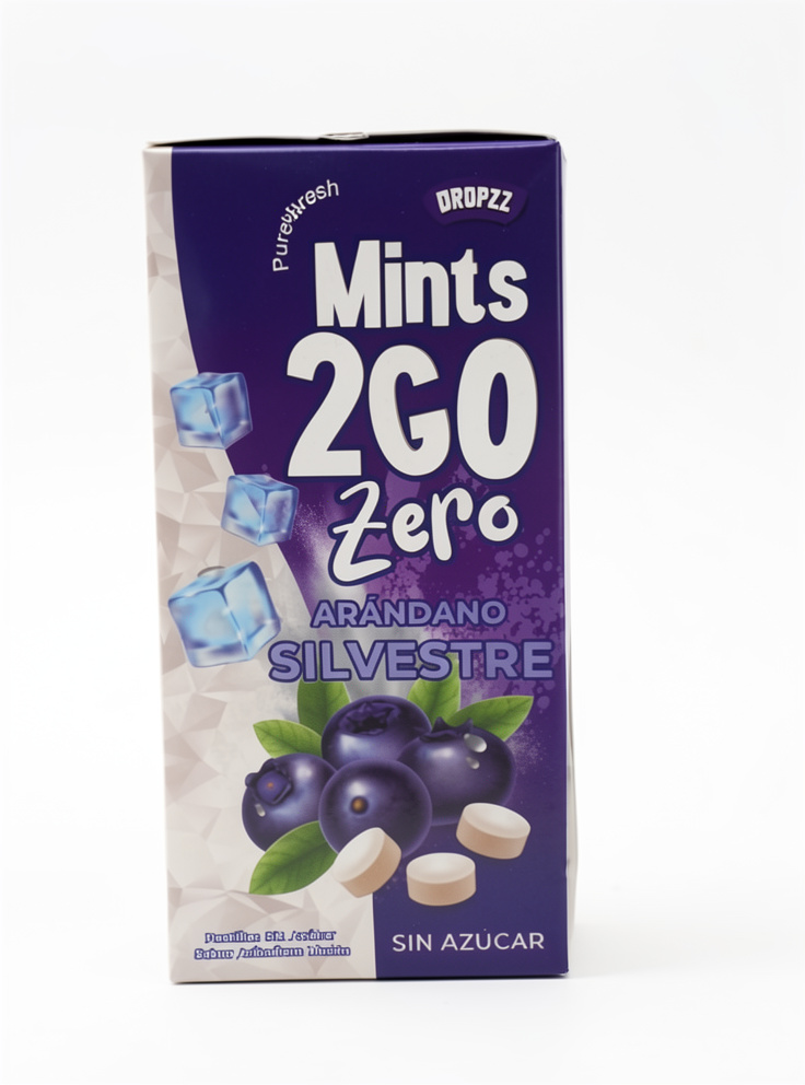 DISPLAY MINTS 2GO ARANDANO 12X15GR