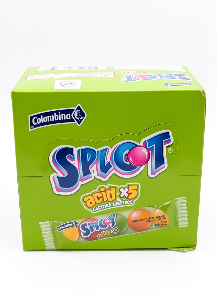 CHOCLE SPLOT ACID EN LINEAS 18X24X16 GR (13704)