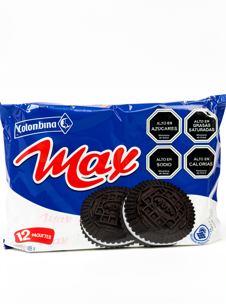 GALLETA MAX CREMADA SACHET 24X12X4 UNI