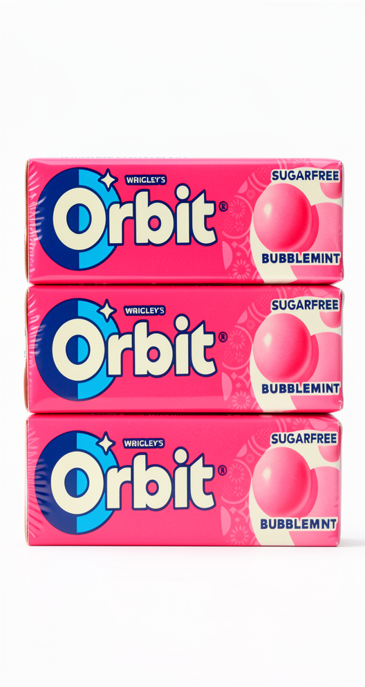 CHICLE ORBIT BUBBLEMINT 15X1