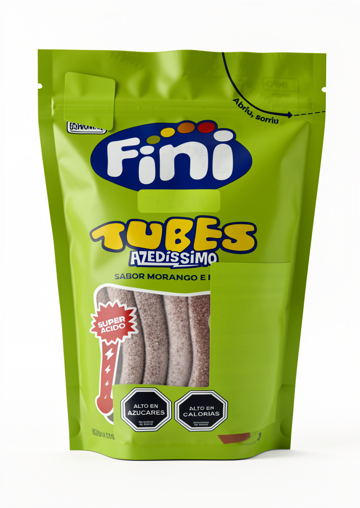 GOMITAS FINI TUBOS SUPER ACIDOS 80GRX 12