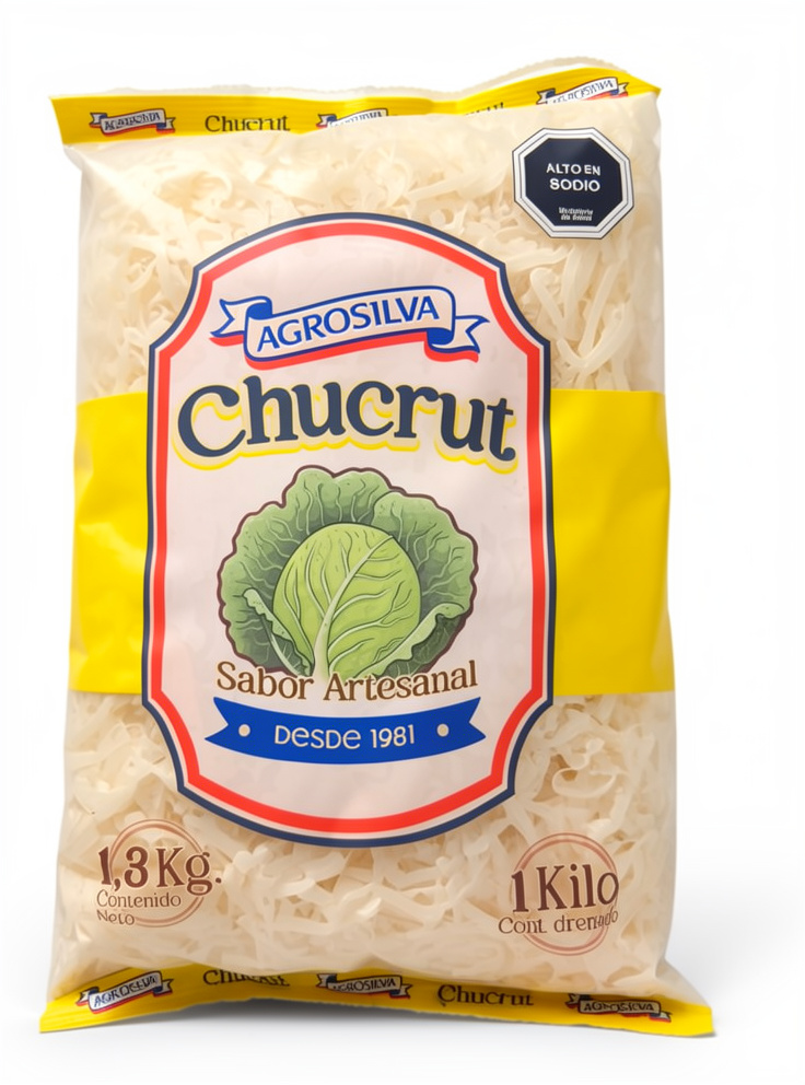 CHUCRUT AGROSILVA 8X1KG