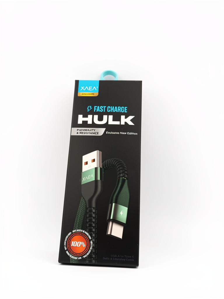 Cable USB a C Hulk mallado