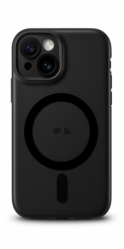 CASE IP 15 MAGNETICO NEGRO