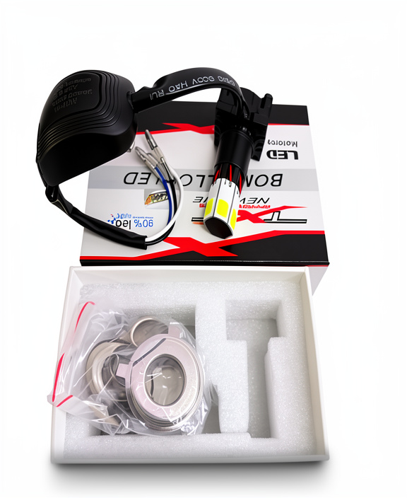 BOMBILLO LED H4 6 CARAS (VENTILADOR/LUZ BLANCA)