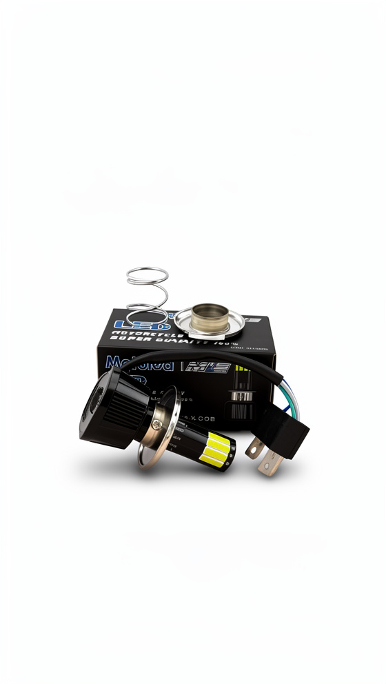 BOMBILLO INTEGRADO LED H4 6000LM MOTOLED