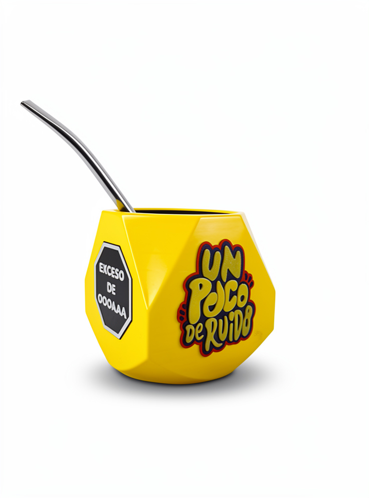 Mate Un Poco de Ruido c/ Bombilla de regalo.