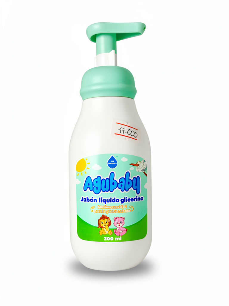 Agubaby jabon liquido glicerina 200ml