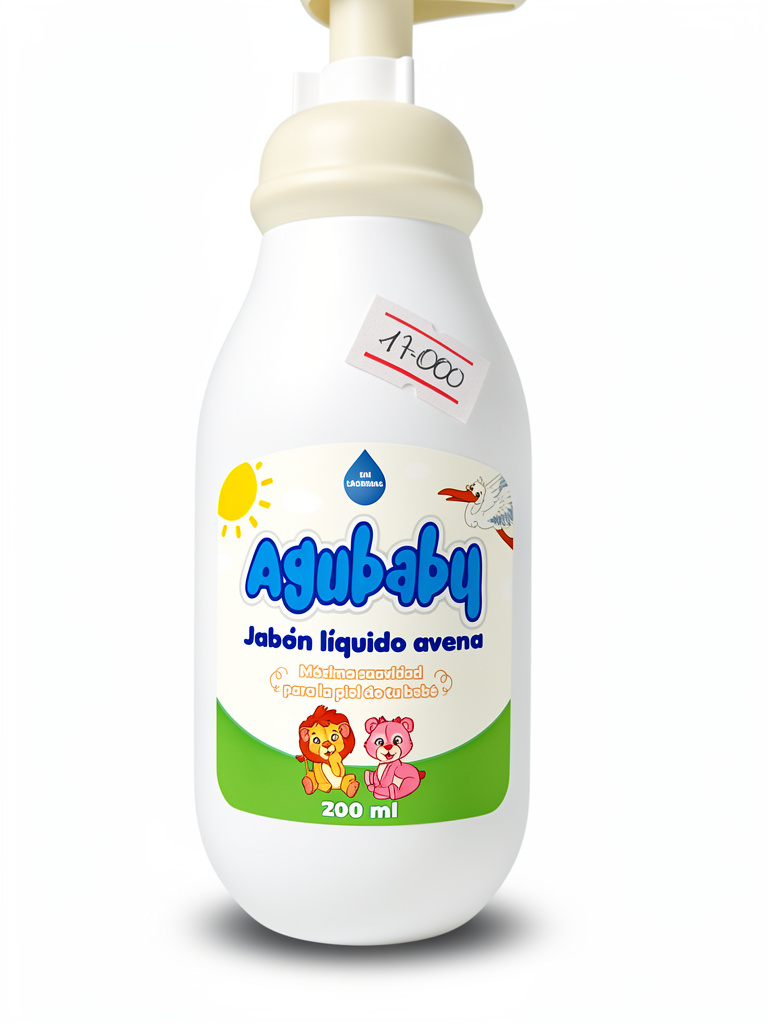 Agubaby jabon liquido avena 200ml