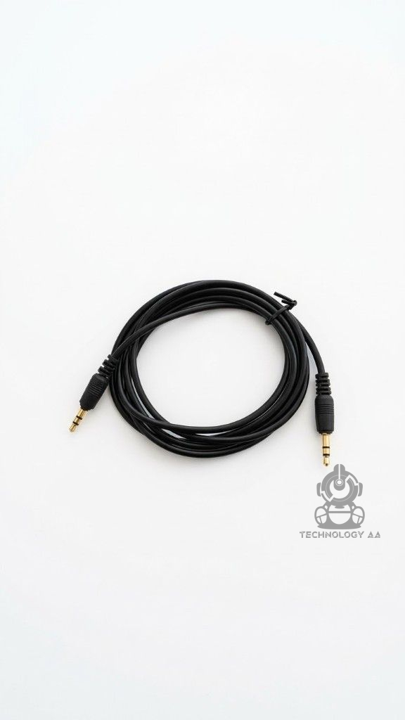 Cable auxiliar negro 3.5mm