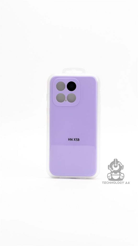 Forro Silicon Morado para Honor X5B