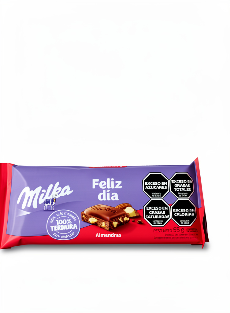 Chocolate Milka de almendras por $55 g