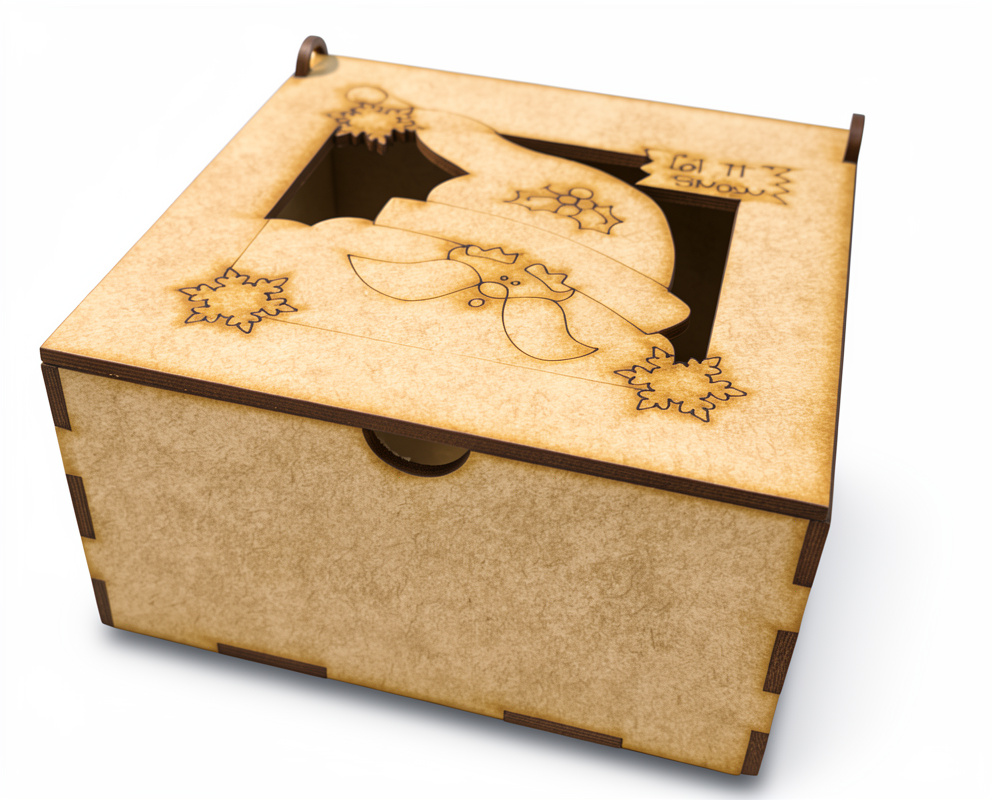 Caja bisagra laser 12x12x7