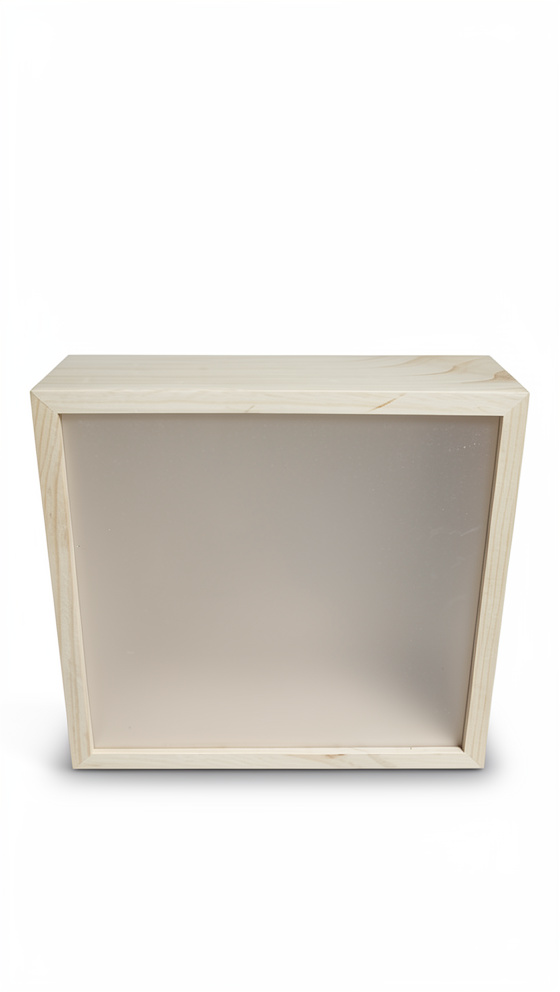 Cuadro profundo pino 20x20x5