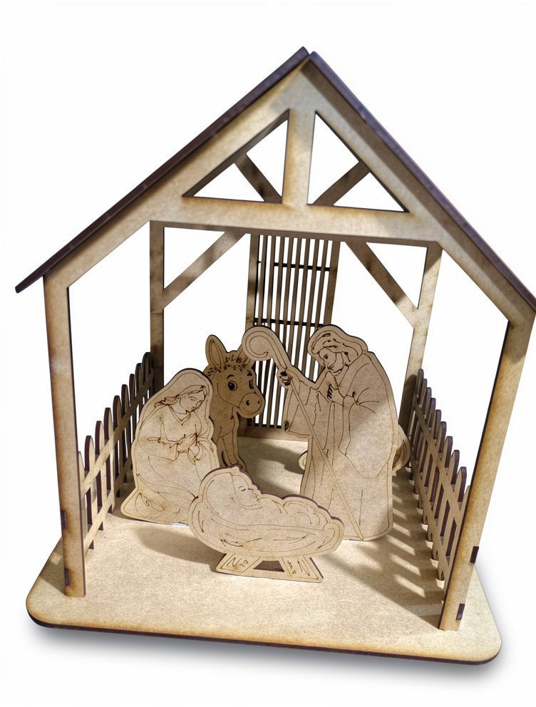 Pesebre casa 25x25x25