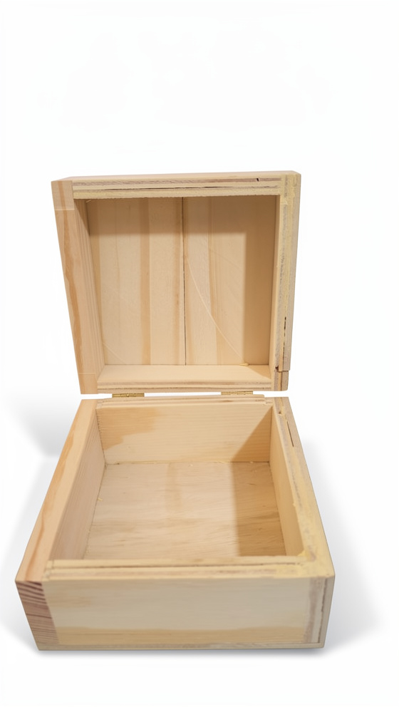 Caja bisagra de pino 10x10x7