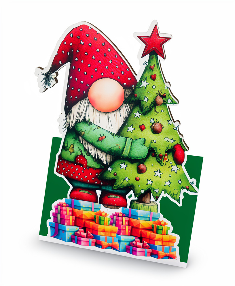Cajita vinil navidad 10*10*8
