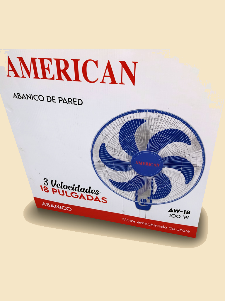 Abanico de pared aw18 American