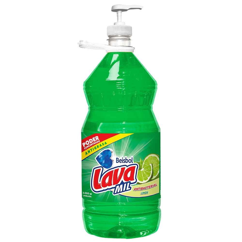 Lavaplatos Lavamil Líquido Limón Doypack x 3000 ml