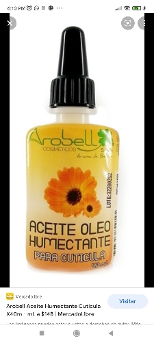 Aceite óleo humectante arobell 40ml