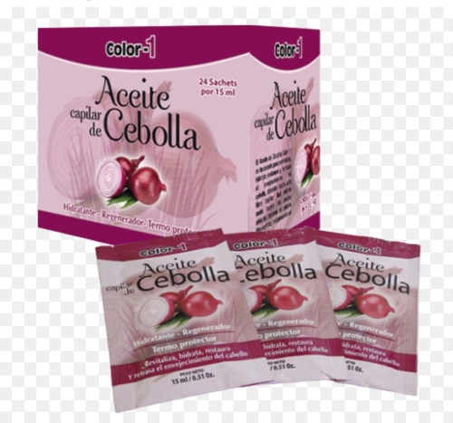 Aceite de cebolla de color 1 sachet