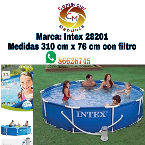 Piscina Intex 3.10 mtrs filtro