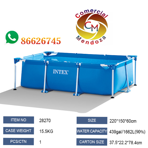 Piscina intex 28270 2.20 mtrs inv2609
