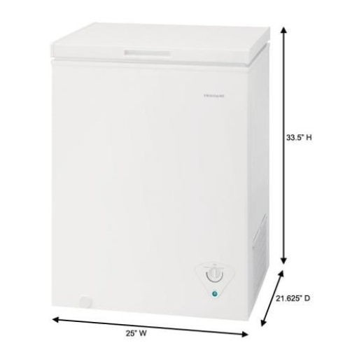 Frezer frigidaire 5 pies cúbicos M.FFCO5C4HPW INV/OCT26