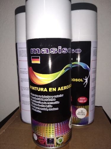 Aerosol blanco brillantes