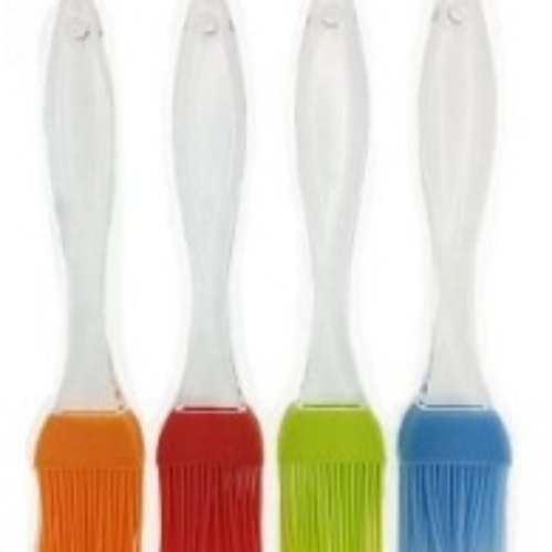 Pincel silicona mango acrilico N18 colores surtidos